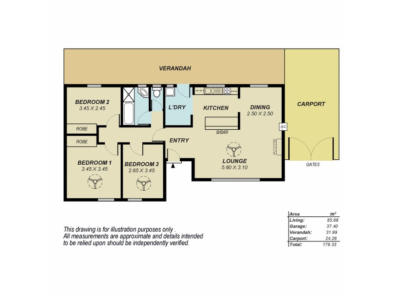 43 Caruso Crescent, Brahma Lodge SA 5109 Floorplan