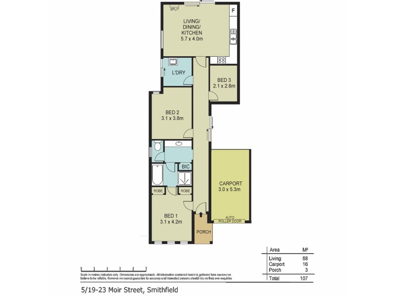 5/19-23 Moir Street, Smithfield SA 5114 Floorplan