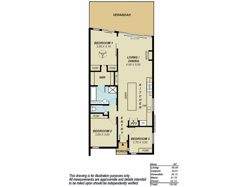 1A Chapel Lane, Mawson Lakes SA 5095 Floorplan