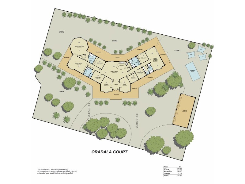 18 Oradala Court, Greenwith SA 5125 Floorplan
