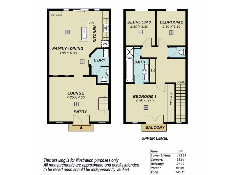 4/4 Avalon Drive, Wynn Vale SA 5127 Floorplan