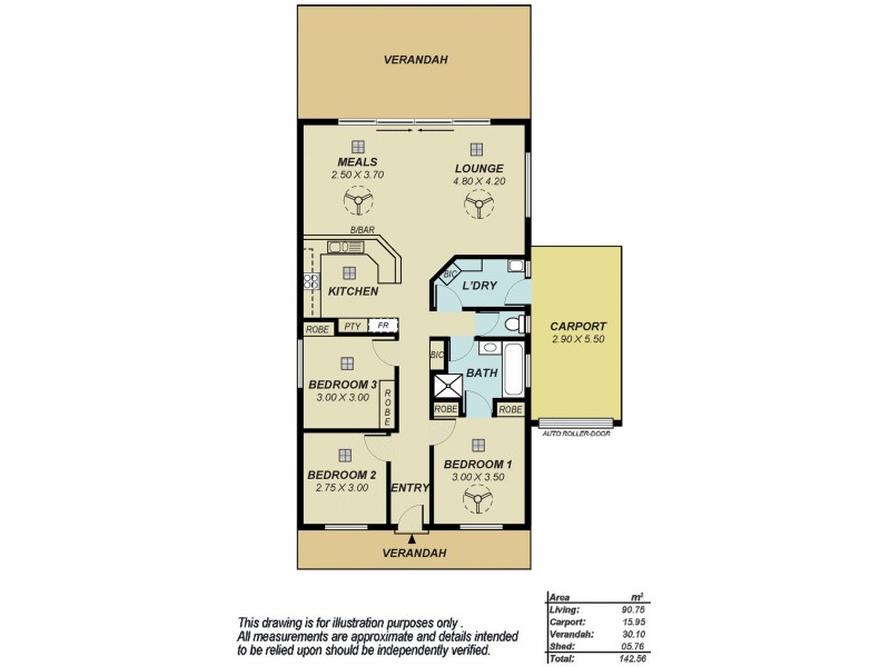 20 Coconut Grove, Golden Grove SA 5125 Floorplan