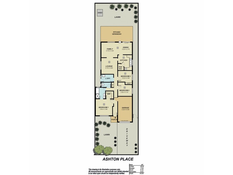 18 Ashton Place, Wynn Vale SA 5127 Floorplan