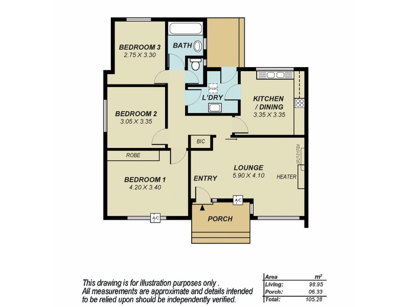 4 Yarcowie Avenue, Ingle Farm SA 5098 Floorplan