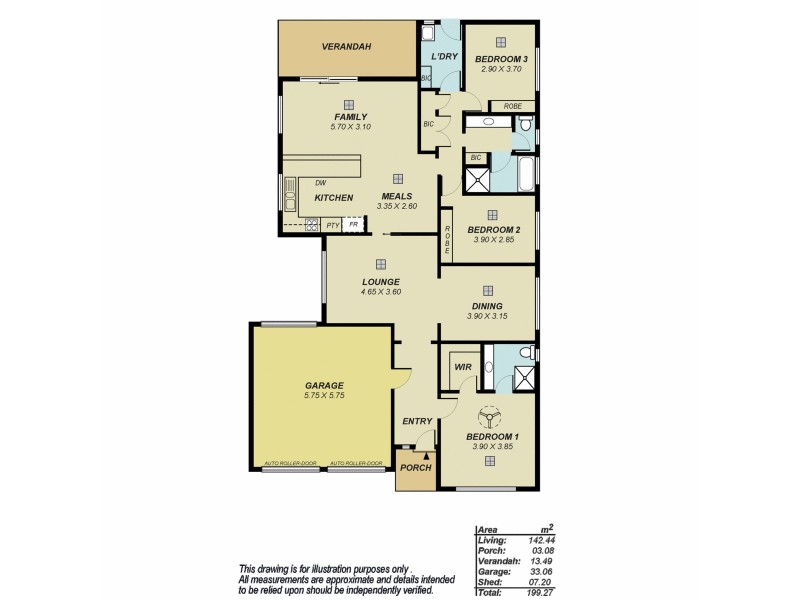 15 Marwick Court, Greenwith SA 5125 Floorplan