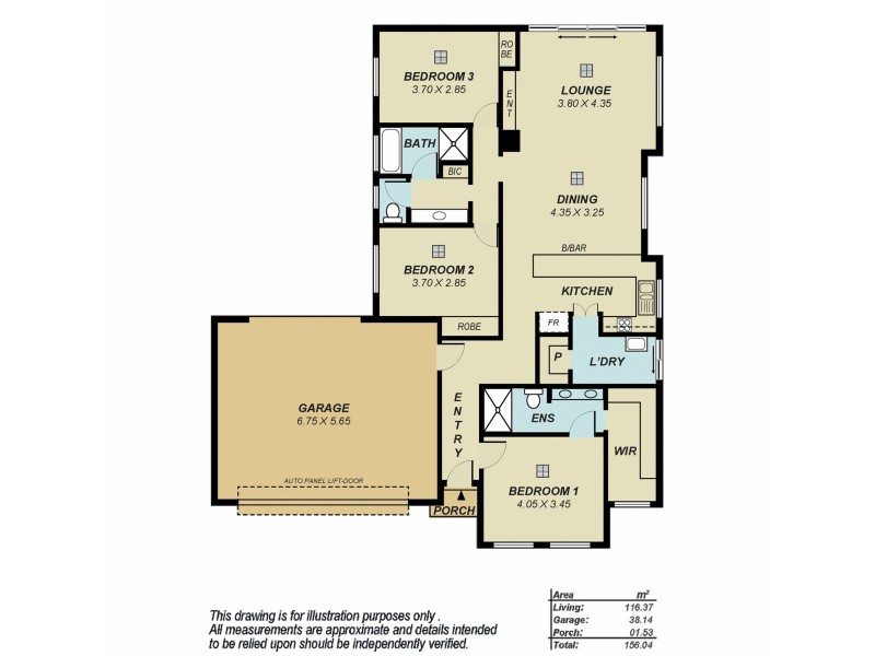 15B Lovelock Road, Parafield Gardens SA 5107 Floorplan