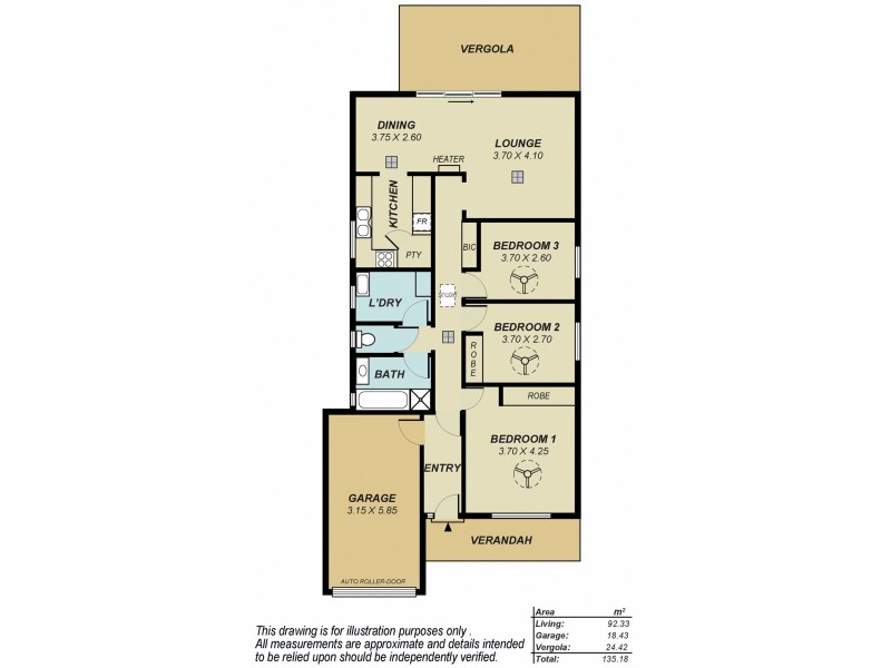 15 Debenham Court, Greenwith SA 5125 Floorplan