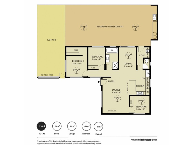 13 Gloucester Avenue, Redwood Park SA 5097 Floorplan