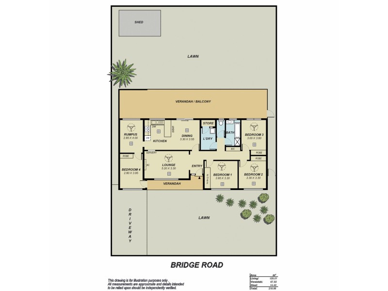 816 Bridge Road, Salisbury East SA 5109 Floorplan