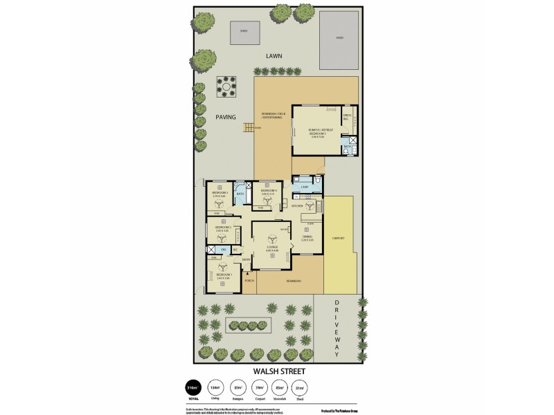 2 Walsh Street, Vista SA 5091 Floorplan