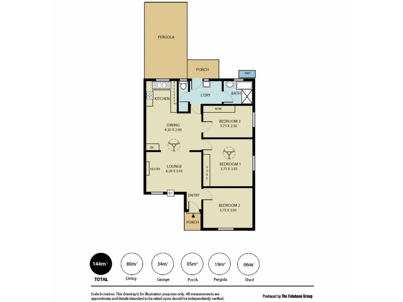 22 Oldfield Street, Parafield Gardens SA 5107 Floorplan