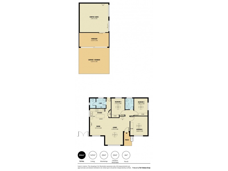 21 Belfast Street, Henley Beach SA 5022 Floorplan