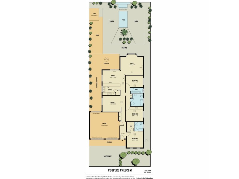 7 Coopers Crescent, Mawson Lakes SA 5095 Floorplan