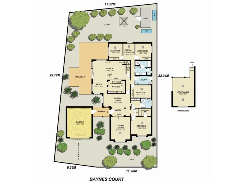 3 Baynes Court, Greenwith SA 5125 Floorplan