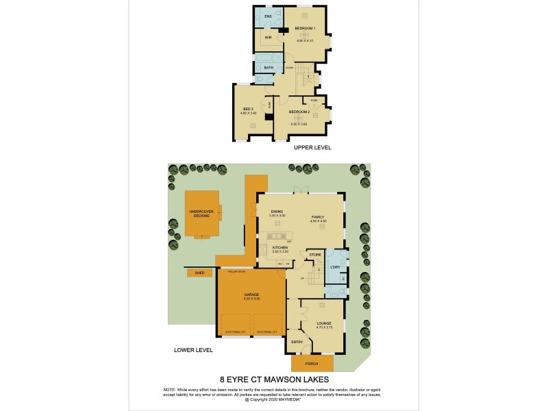 8 Eyre Court, Mawson Lakes SA 5095 Floorplan