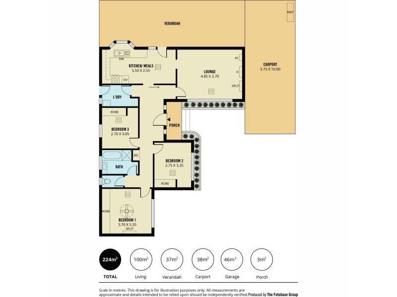 8 Mistletoe Terrace, Tea Tree Gully SA 5091 Floorplan