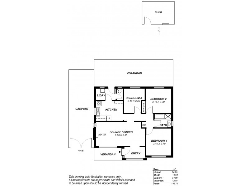 28 Gores Road, Davoren Park SA 5113 Floorplan