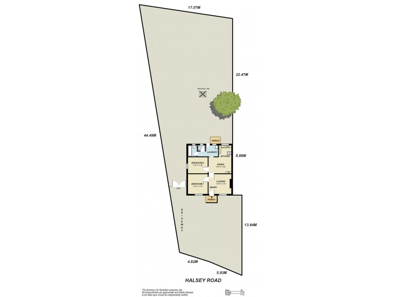 64 Halsey Road, Elizabeth East SA 5112 Floorplan