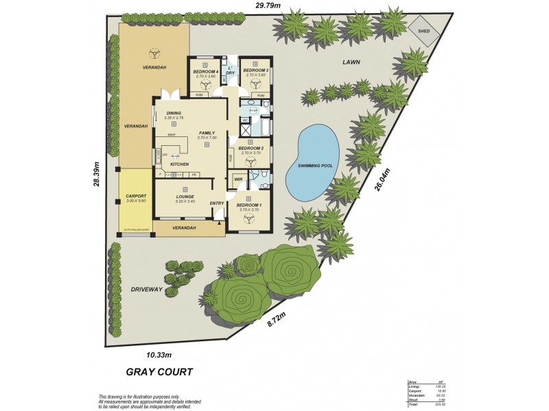 18 Gray Court, Greenwith SA 5125 Floorplan