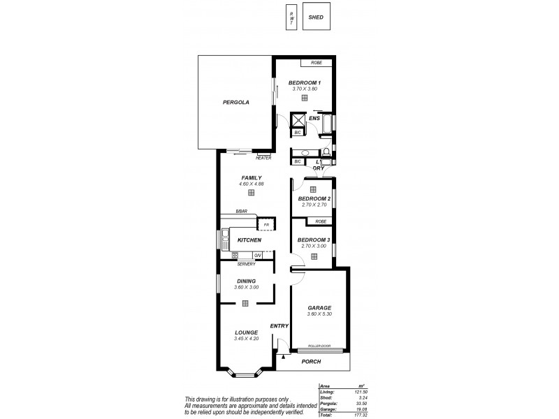 19 Grosvenor Place, Wynn Vale SA 5127 Floorplan