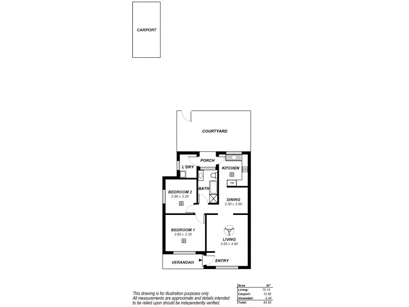 5/23 Dewer Avenue, Ridgehaven SA 5097 Floorplan