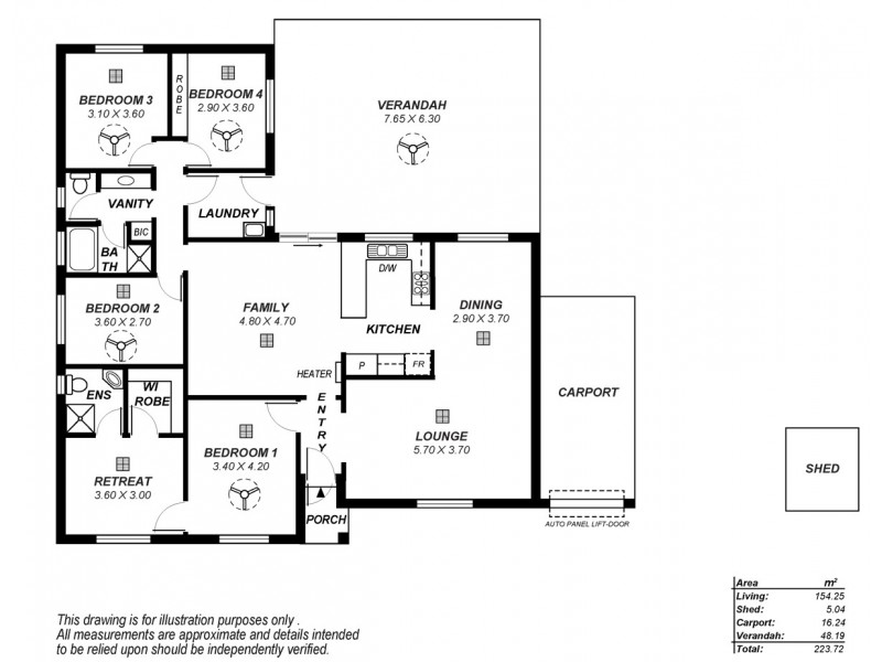 14 Mantua Court, Greenwith SA 5125 Floorplan