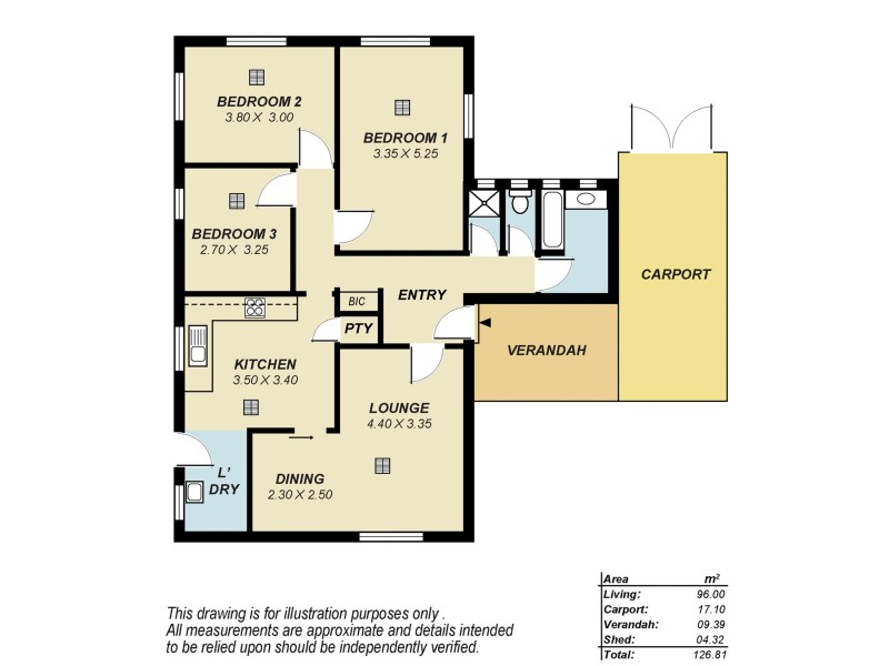 219 Midway Road, Elizabeth Downs SA 5113 Floorplan