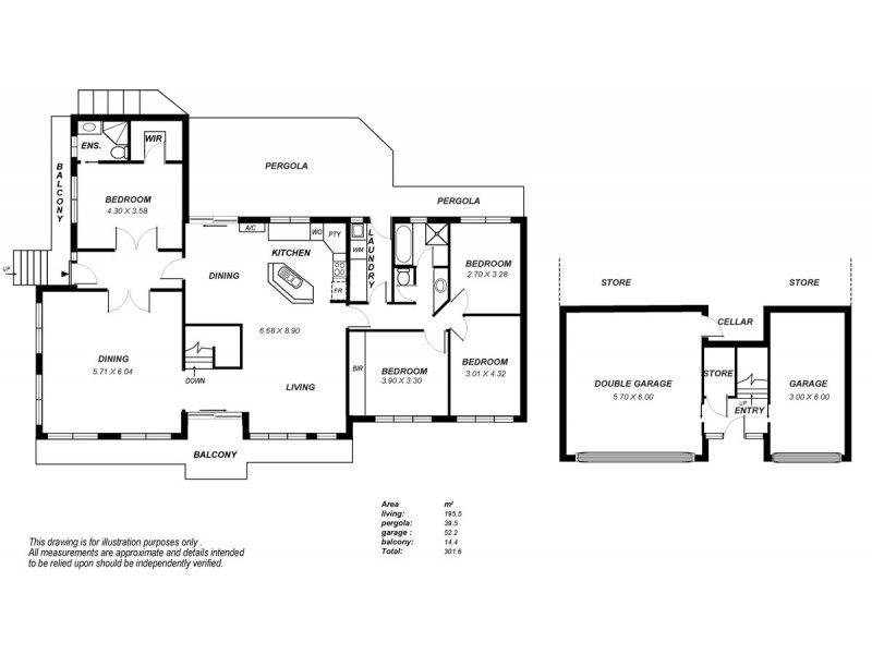 14 Bloomfield Avenue, Greenwith SA 5125 Floorplan