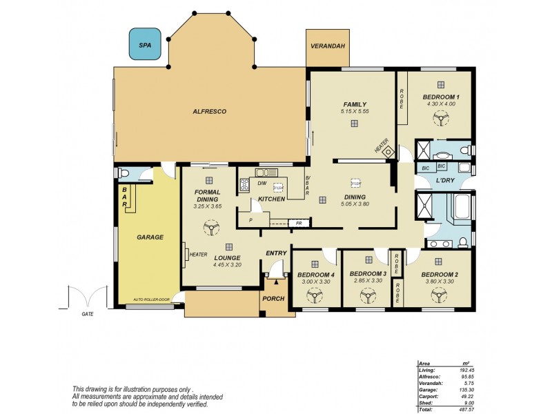 16 Annesley Close, Salisbury Heights SA 5109 Floorplan