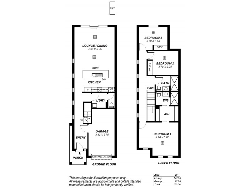 1/14 Sandstock Boulevard, Golden Grove SA 5125 Floorplan