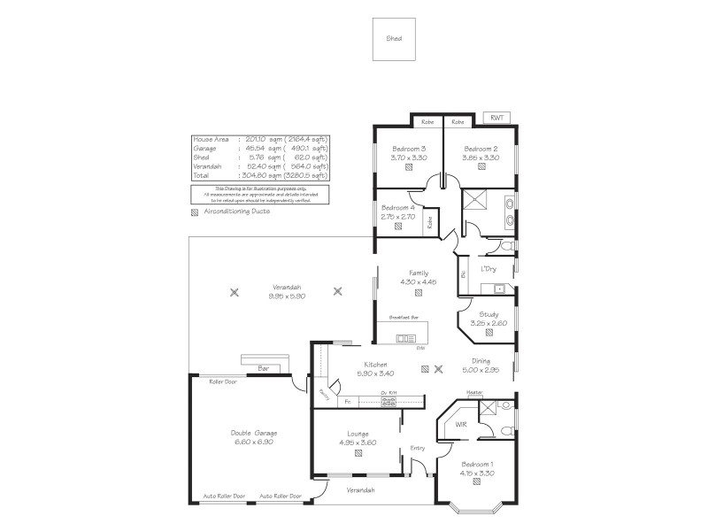 25 Tongariro Street, Greenwith SA 5125 Floorplan