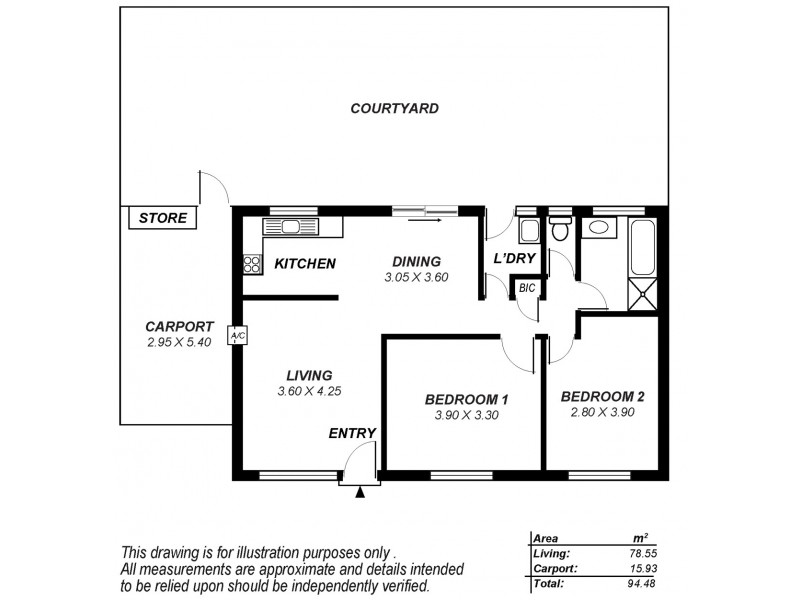 12/18 Crozier Avenue, Modbury SA 5092 Floorplan
