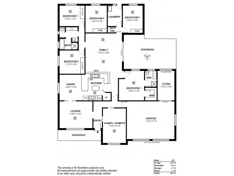 9 Raunsley Circuit, Greenwith SA 5125 Floorplan