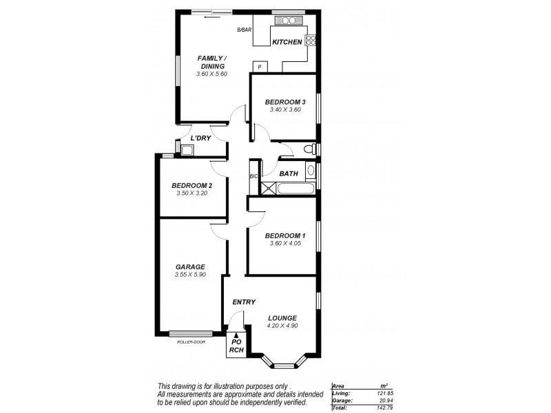 16 Greencrest Circuit, Golden Grove SA 5125 Floorplan