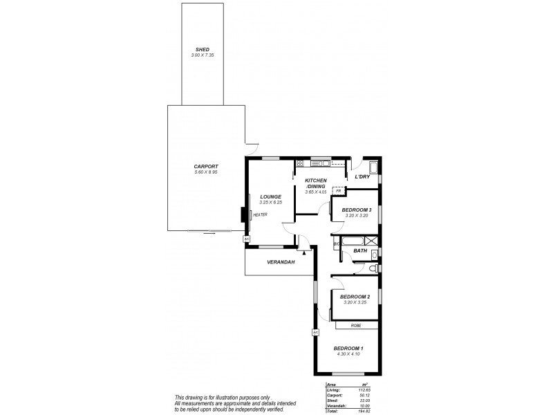 32 Midway Road, Elizabeth East SA 5112 Floorplan