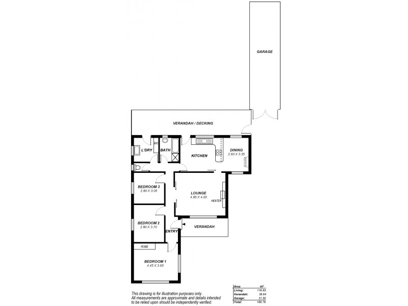 33 Fletcher Road, Elizabeth East SA 5112 Floorplan
