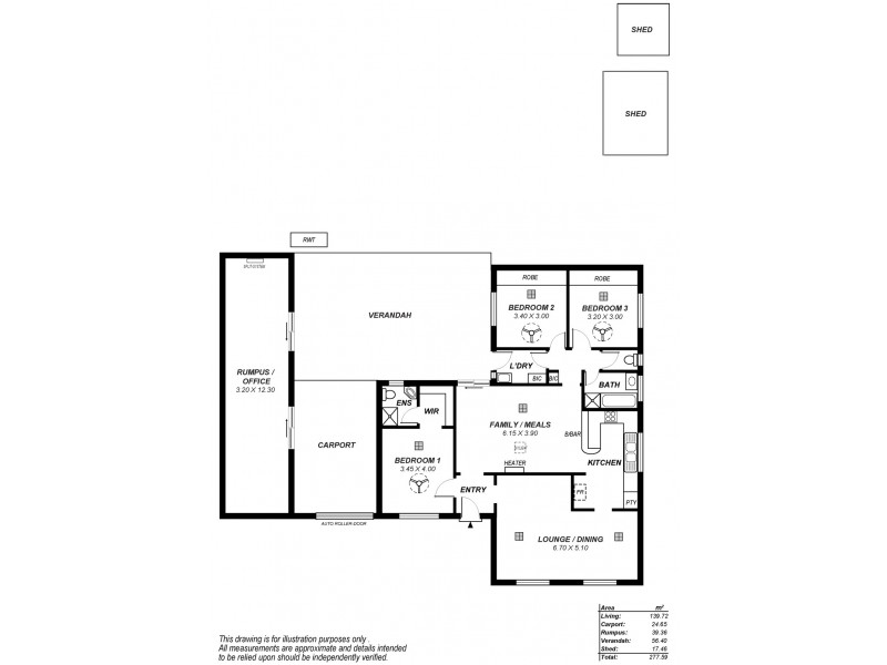 8 Timcris Court, Wynn Vale SA 5127 Floorplan