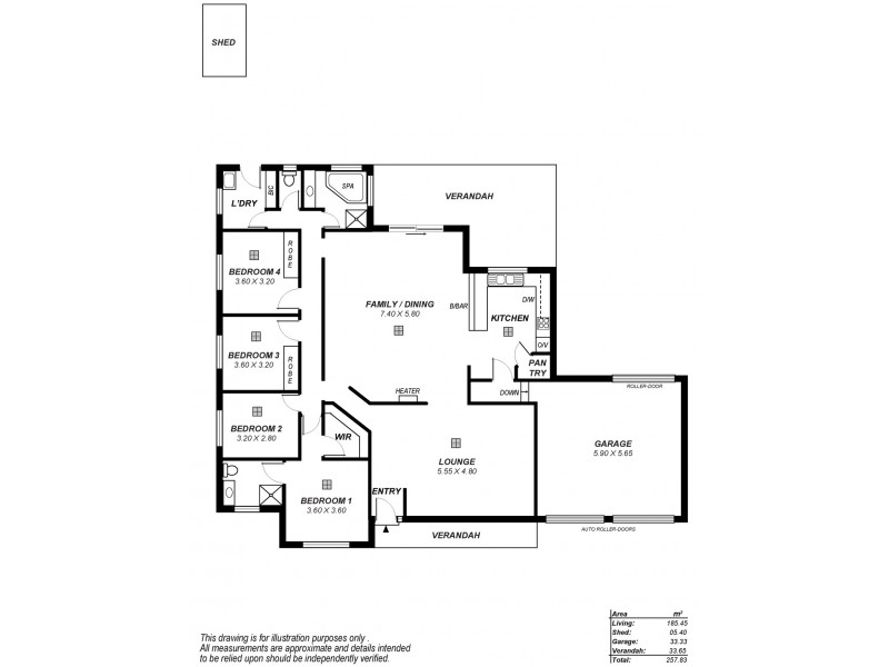 10 Lake Frome Place, Greenwith SA 5125 Floorplan