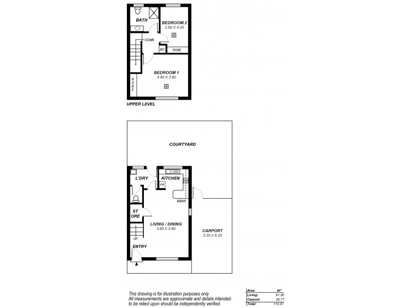 6/27 Downer Avenue, Campbelltown SA 5074 Floorplan