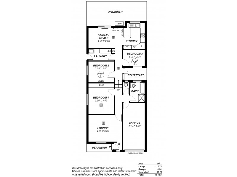 9/1 Madeline Court, Wynn Vale SA 5127 Floorplan