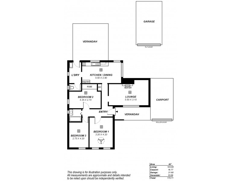7 Barritt Street, Elizabeth Downs SA 5113 Floorplan