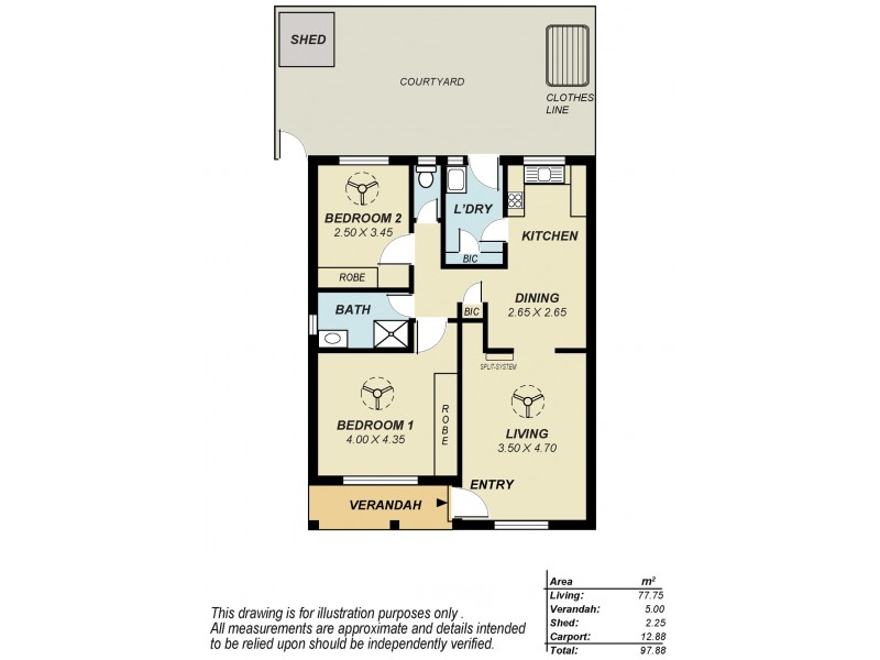 2/81 Avenue Road, Payneham SA 5070 Floorplan