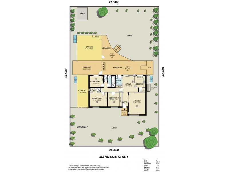 10 Mannara Road, Fairview Park SA 5126 Floorplan