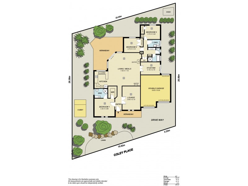 29 Coley Place, Greenwith SA 5125 Floorplan