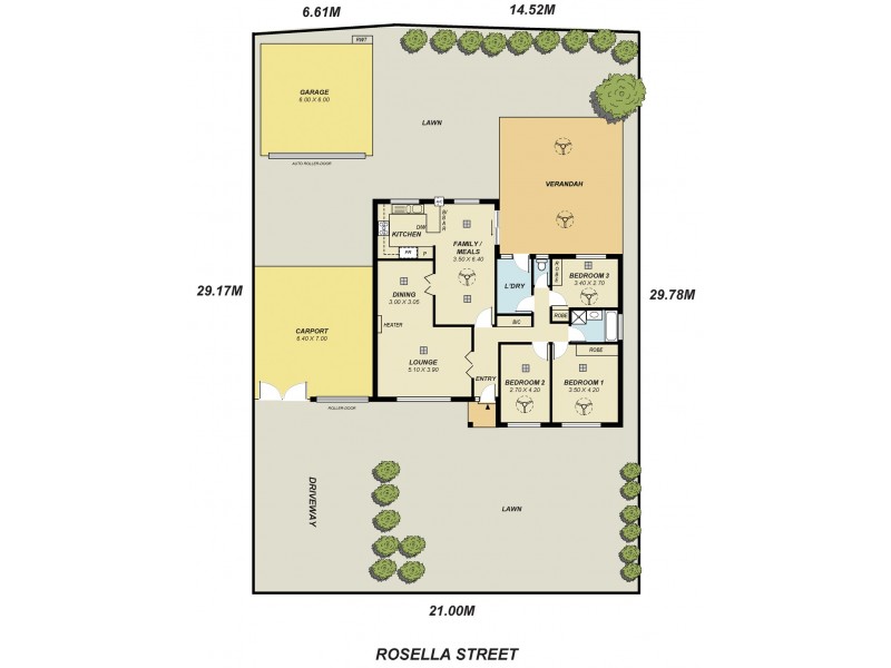 4 Rosella Street, Modbury Heights SA 5092 Floorplan