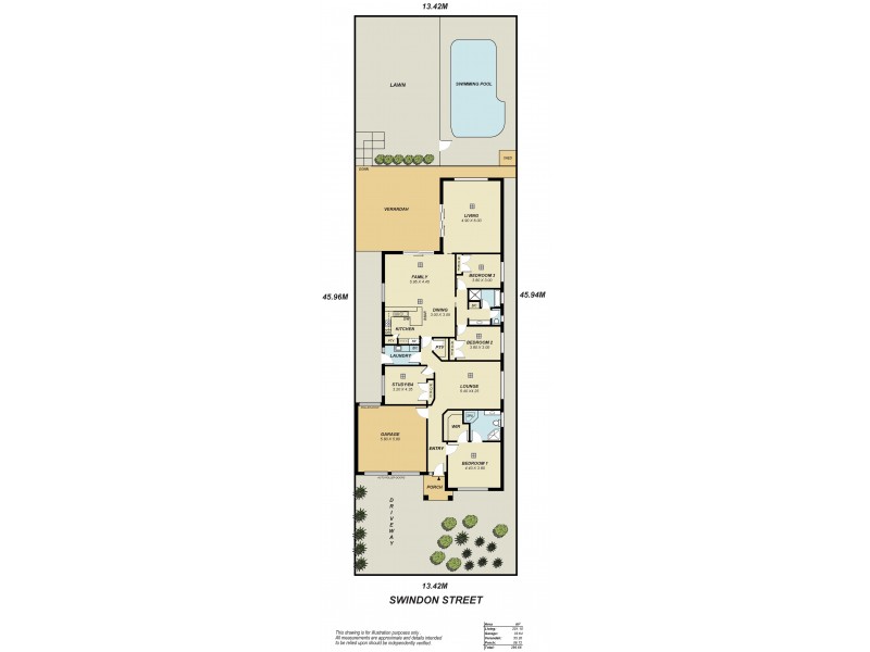 3 Swindon Street, Clearview SA 5085 Floorplan