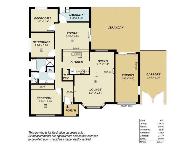 19 Priory Road, Gulfview Heights SA 5096 Floorplan