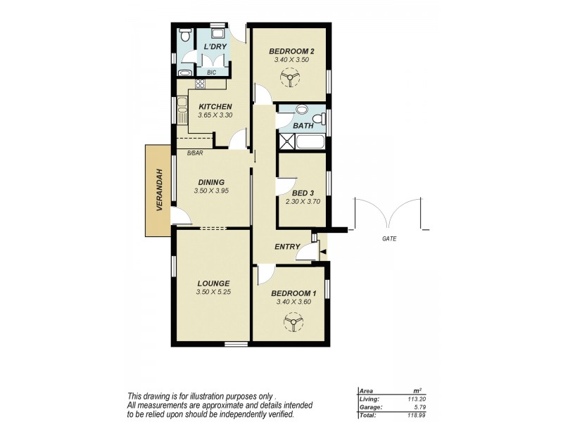 5 Heidi Court, Paralowie SA 5108 Floorplan