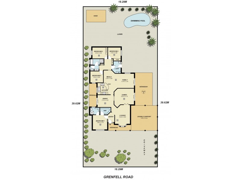 403 Grenfell Road, Banksia Park SA 5091 Floorplan