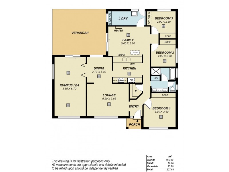 6 Bath Court, Salisbury Heights SA 5109 Floorplan